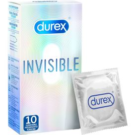 DUREX INVISIBLE 10 EXTRA GLIJMIDDEL