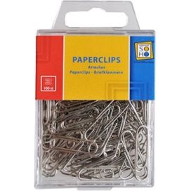 PAPERCLIPS 100/ ZILVER SOHO