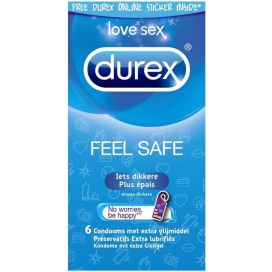 DUREX EMOJI CONDOOMS FEEL SAFE 6 ST